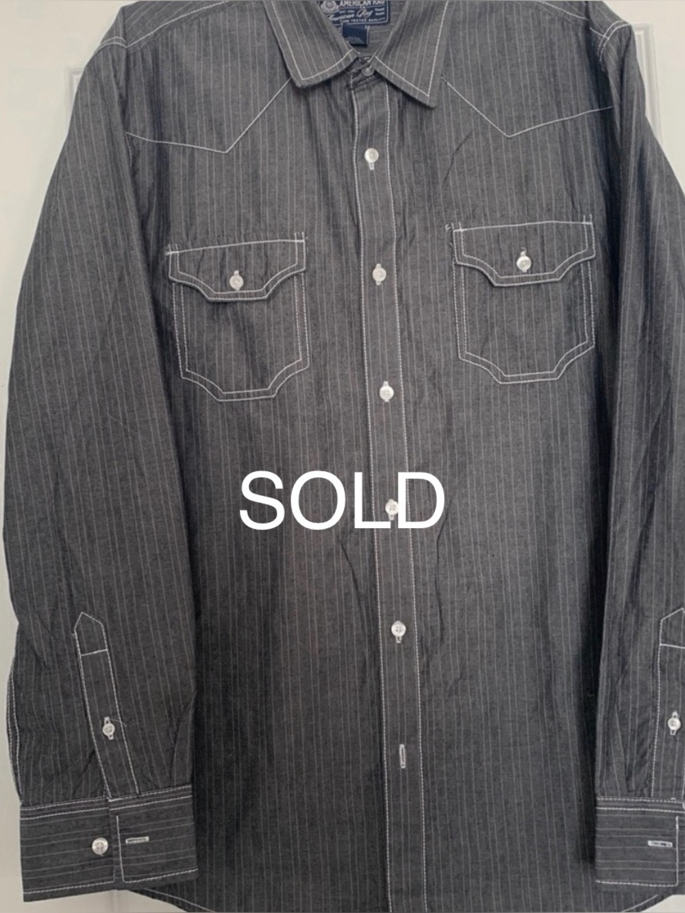 America Rag Men’s Button Down Shirt NWOT Size Large